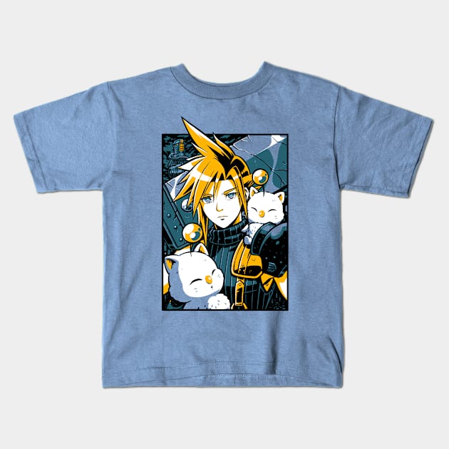 Mako Eyes Kids T-Shirt by Pixeleyebat